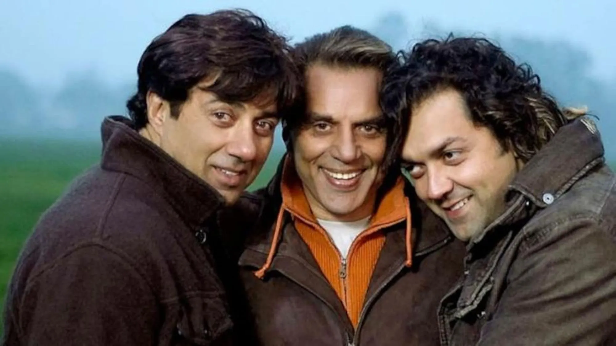 Dharmendra Sunny Deol and Bobby Deol