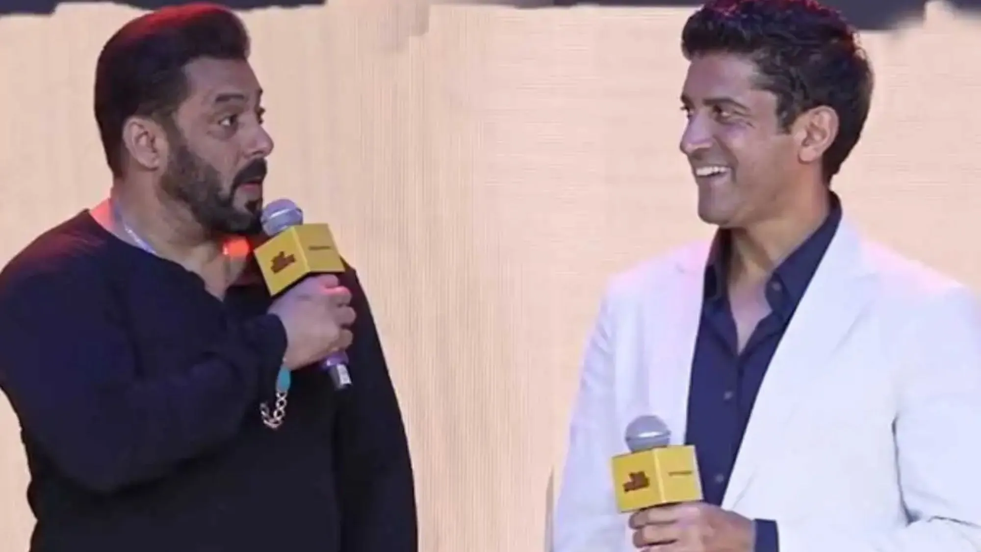 Farhan Akhtar and Salman Khan