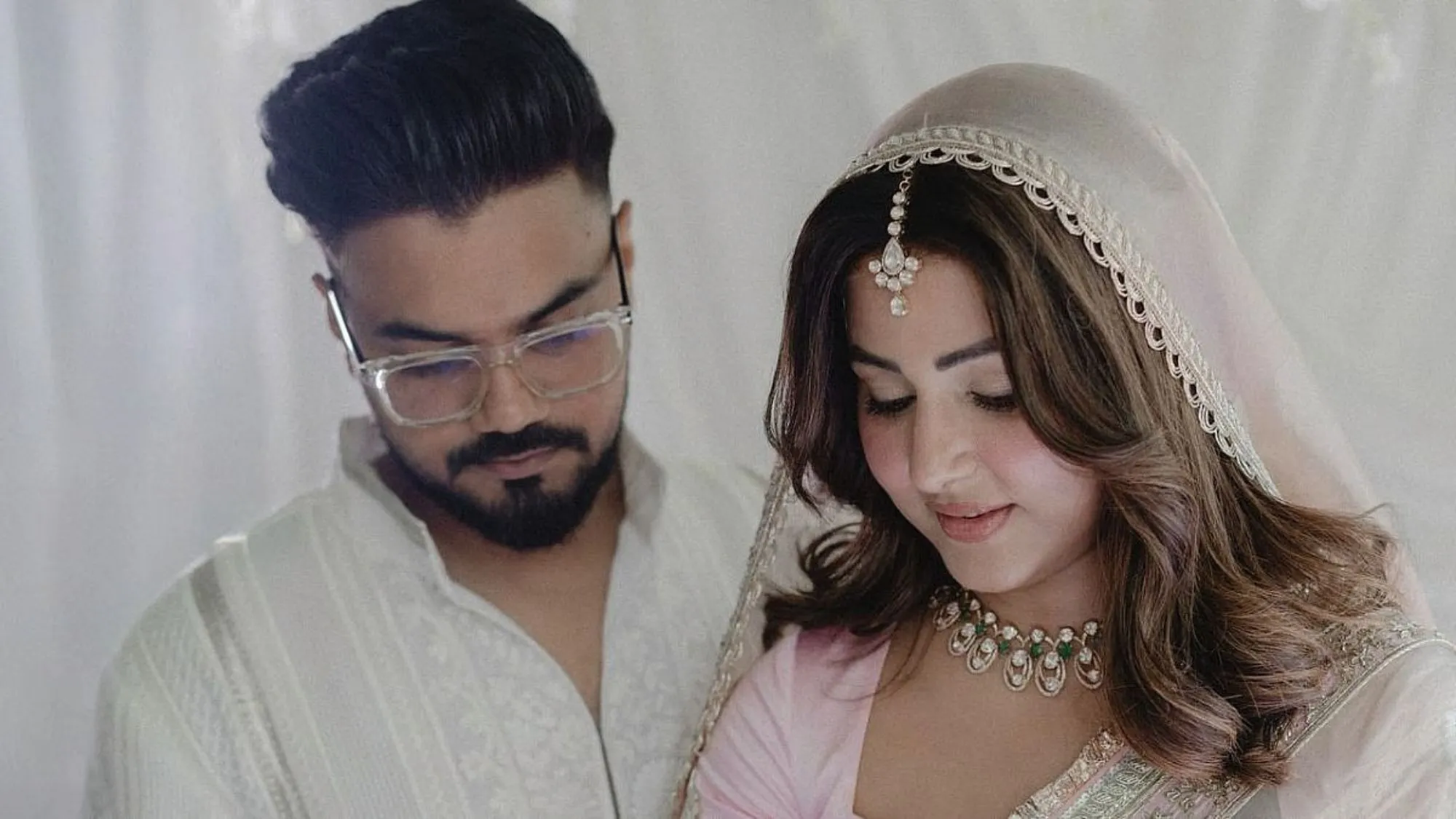 Rocky Jaiswal and Hina Khan