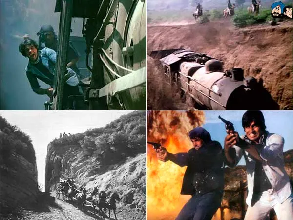 sholay train sequence