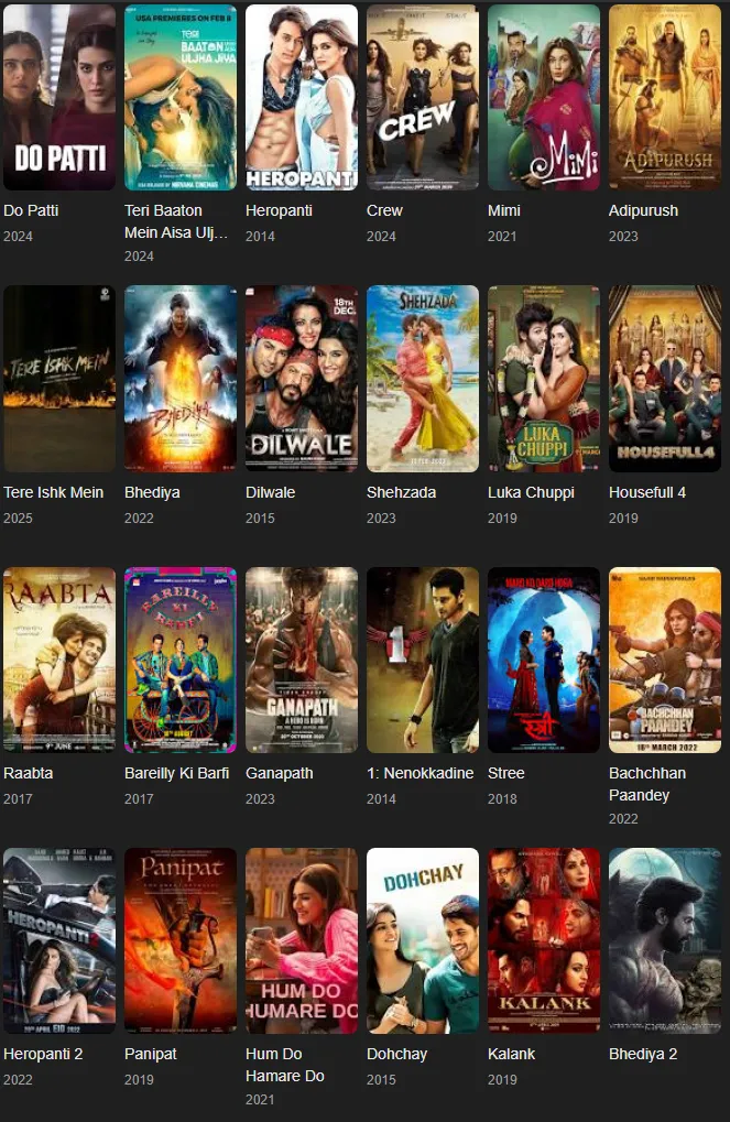 kriti sanon movies