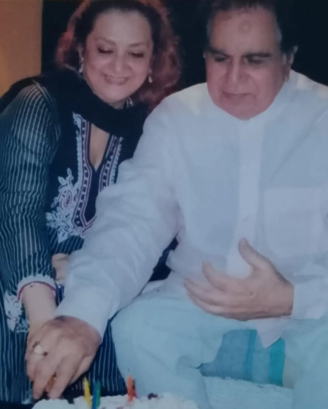 Saira Banu and Dilip Kumar