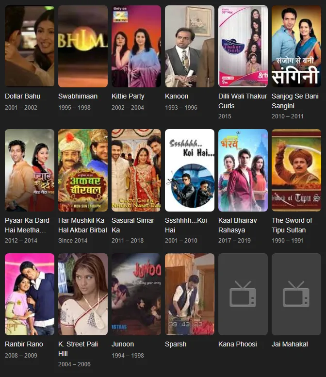 tv shows with kunickaa sadanand
