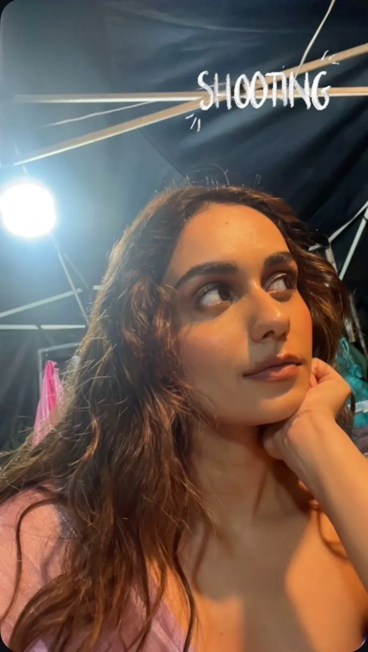 Is Miss World Manushi Chhillar Gearing Up for a Web Series BTS Pic Sparks Buzz