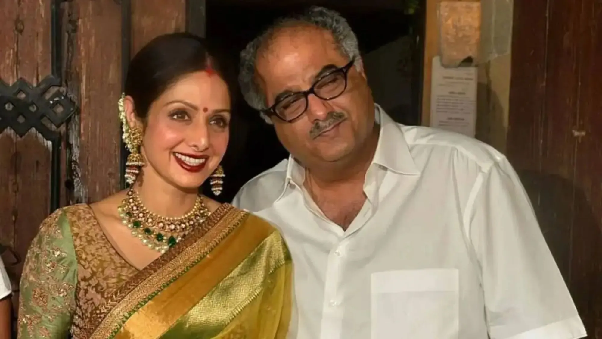 Boney Kapoor and Sridevi
