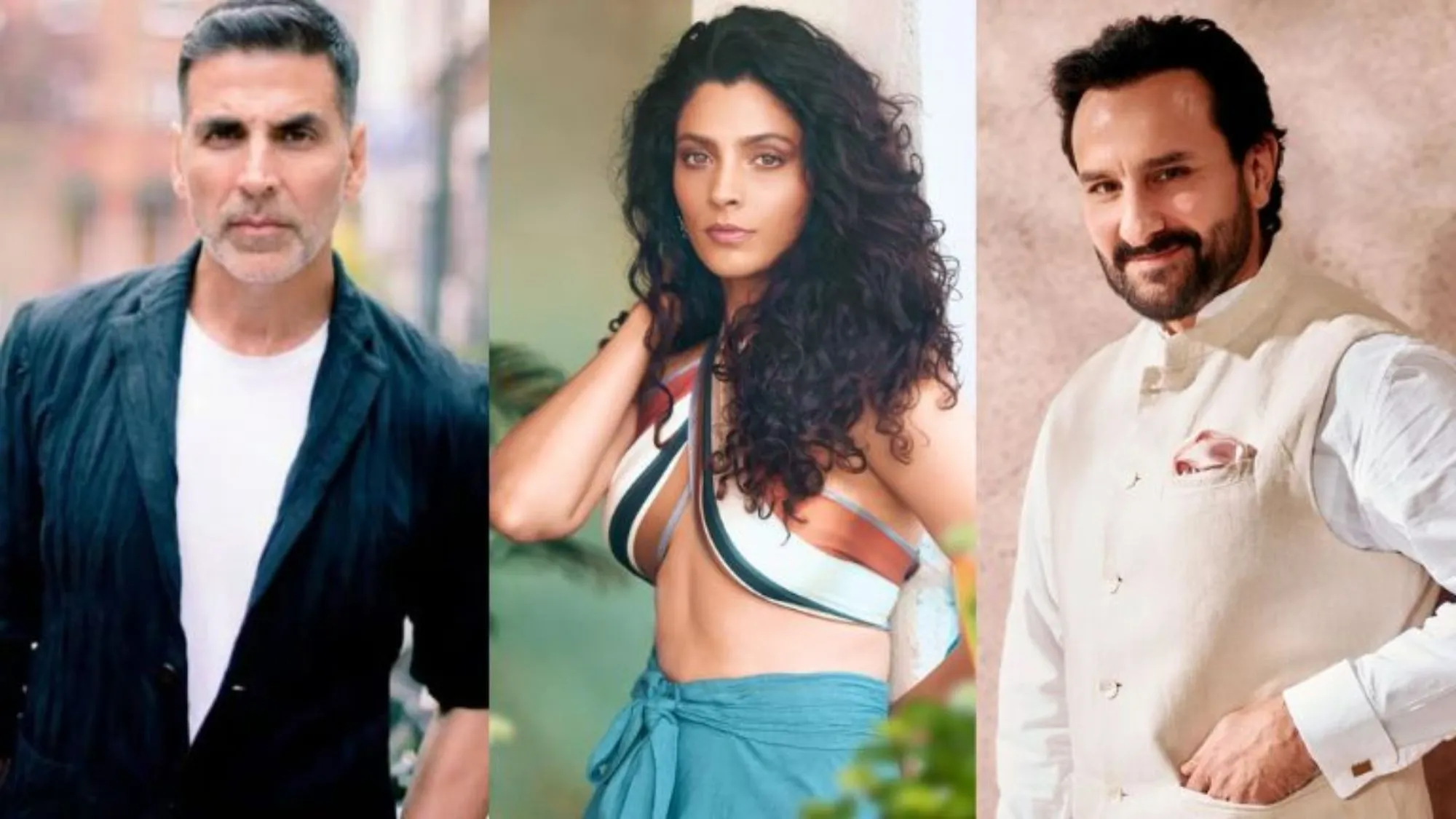 Saiyami Kher akshay kumar and saif ali khan