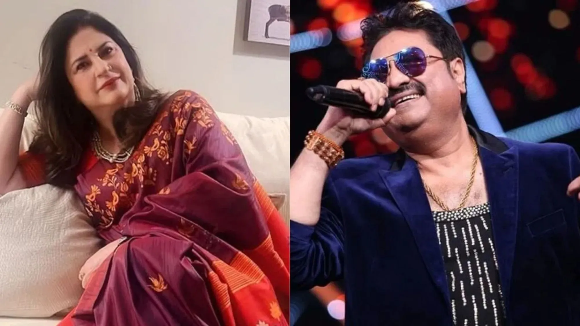Kunickaa Sadanand and Kumar Sanu