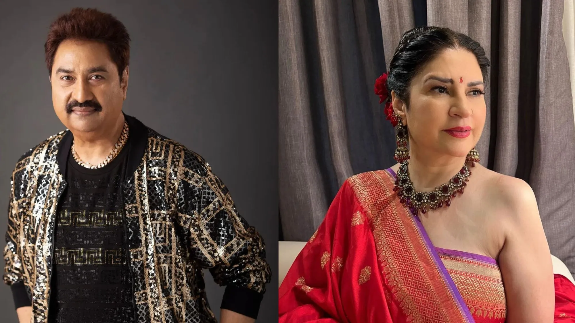 Kunickaa Sadanand and Kumar Sanu
