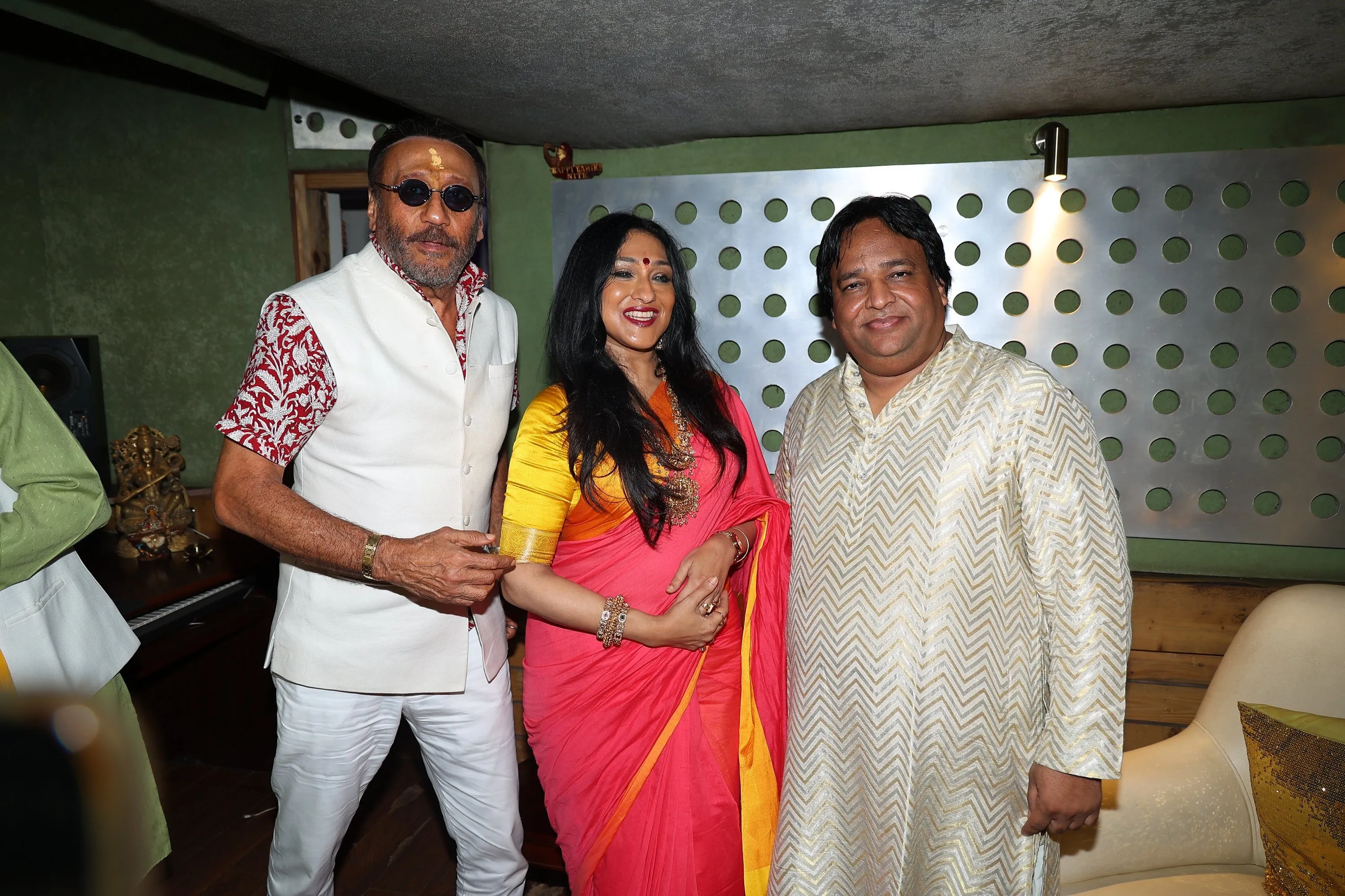 Jackie Shroff with Rituparna ... pta and Govind Bansa