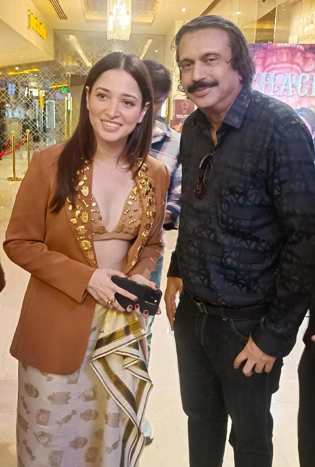 Tamannah Bhatia with Chaitanya Padukone