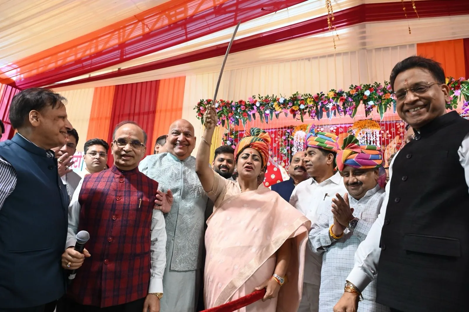 Bhoomi Pujan ceremony of Luv Kush Ramlila Committee was held at Red Fort Ground (3)