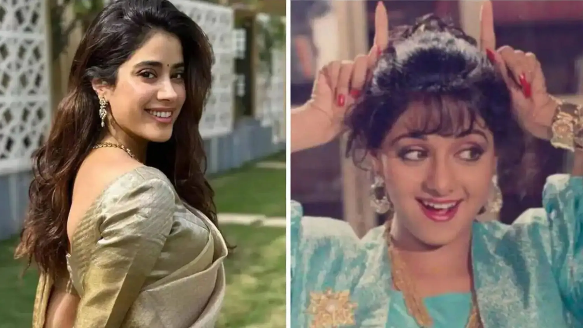 Janhvi Kapoor and Sridevi