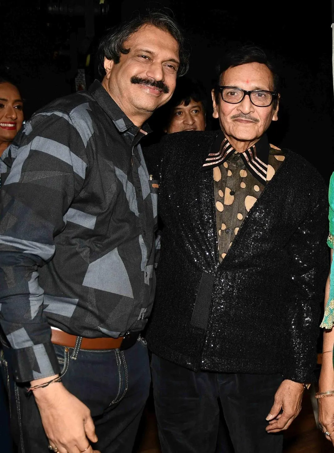 Biswajeet-Dada with sr journalist Chaitanya Padukone