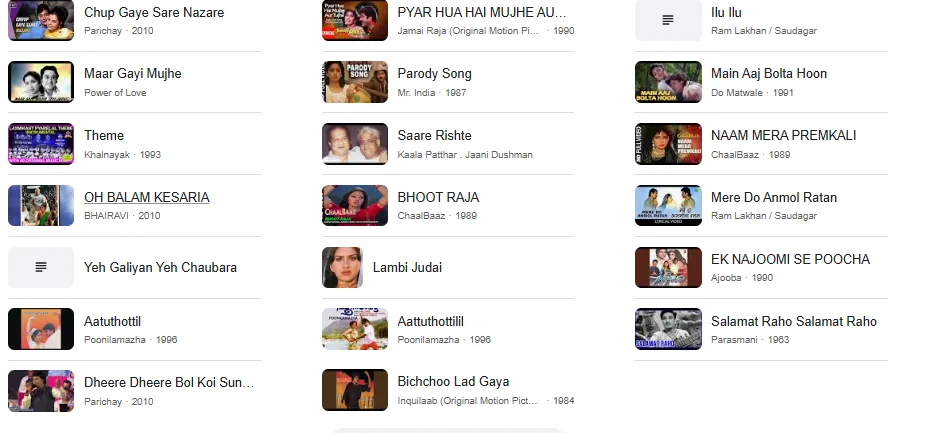 Pyarelal All Song