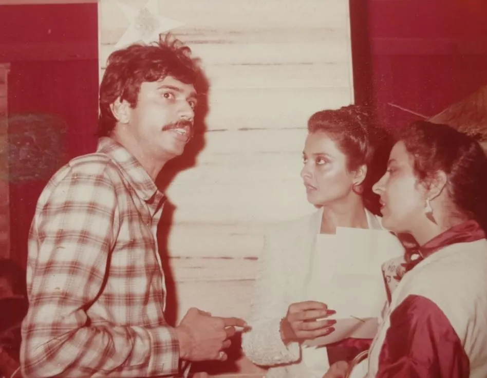 Star actress Rekha chats with sr journalist Chaitanya Padukone  (1983)