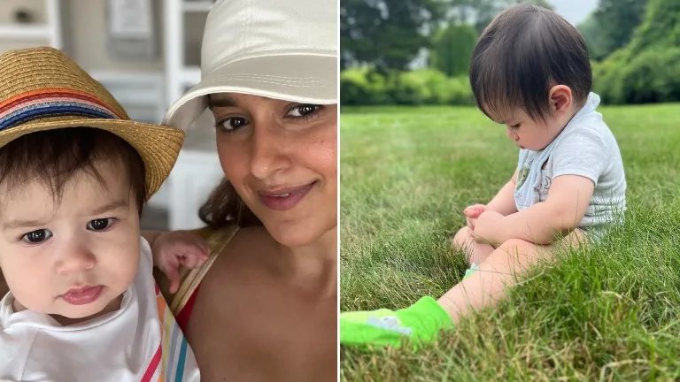 Ileana-Dcruz-drops-an-adorable-glimpse-of-son-Koa-lying-on-her-chest-as-she-celebrates-his-first-birthday