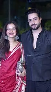 jasmine bhasin and ali goni's ganpati