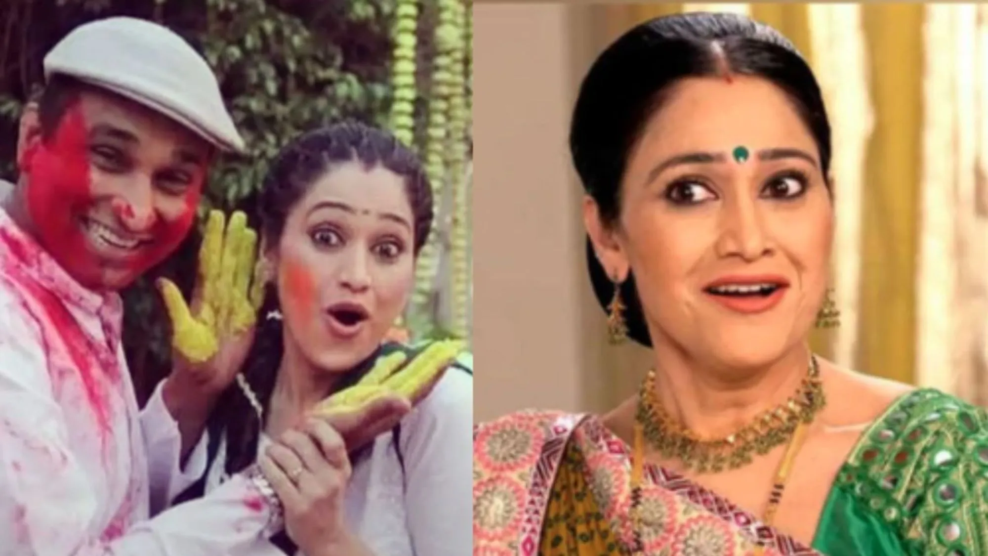 Disha Vakani and mayur