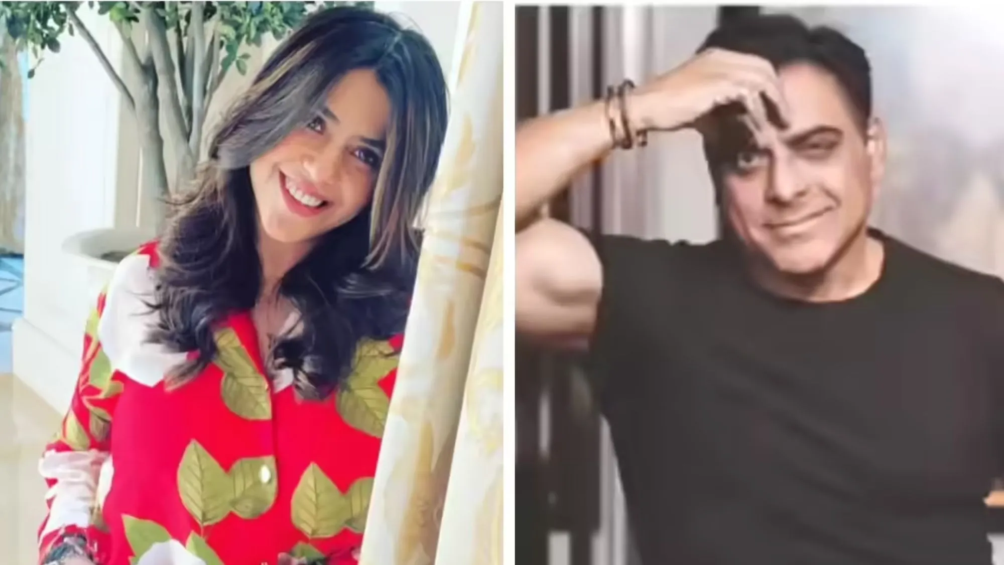 Ekta Kapoor and ram Kapoor