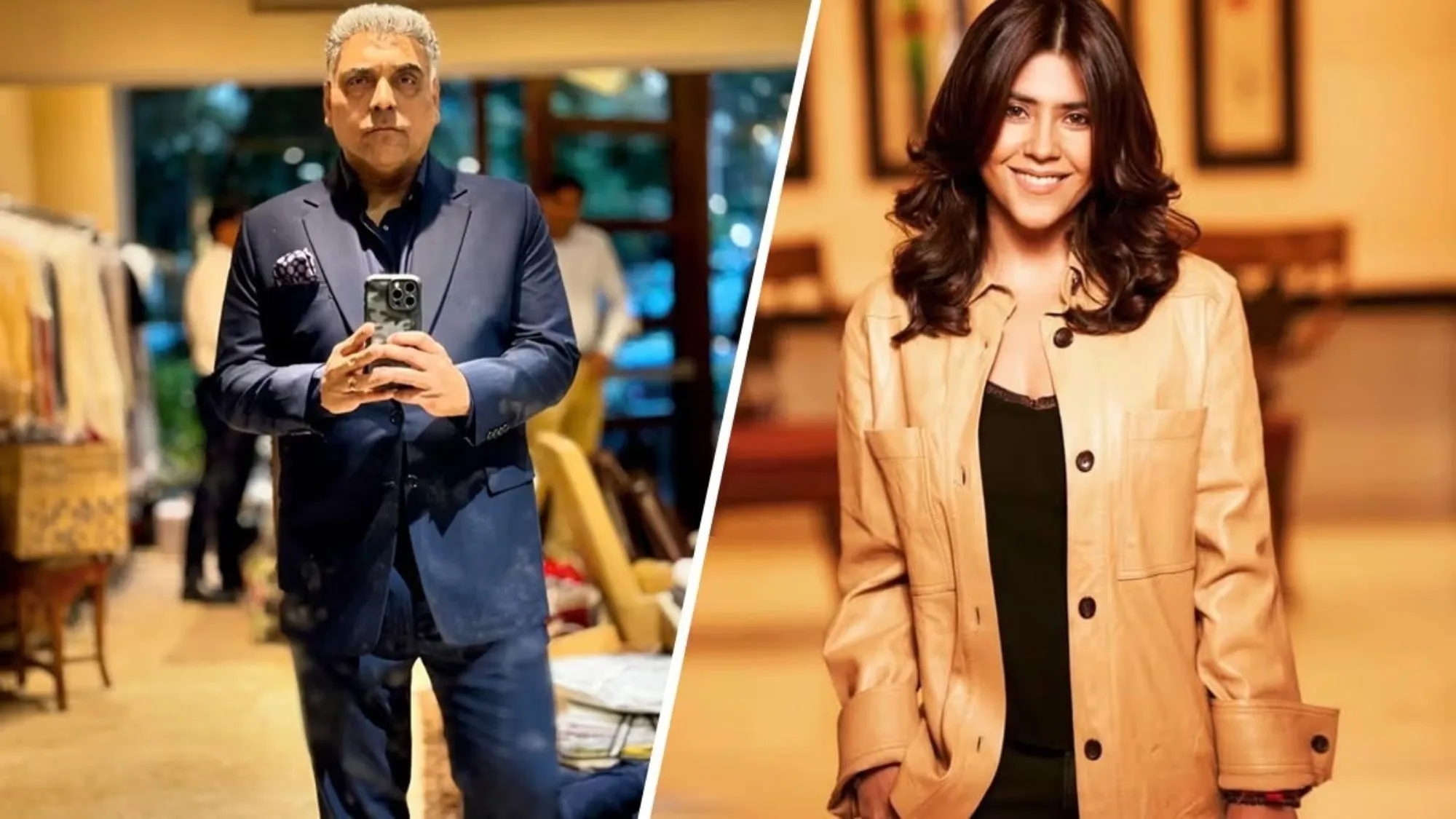 Ekta Kapoor and ram Kapoor