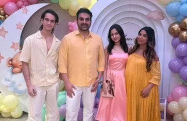 Arbaaz Khan and Shura Khan baby shower celebration