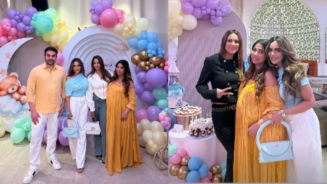 Arbaaz Khan and Shura Khan baby shower celebration