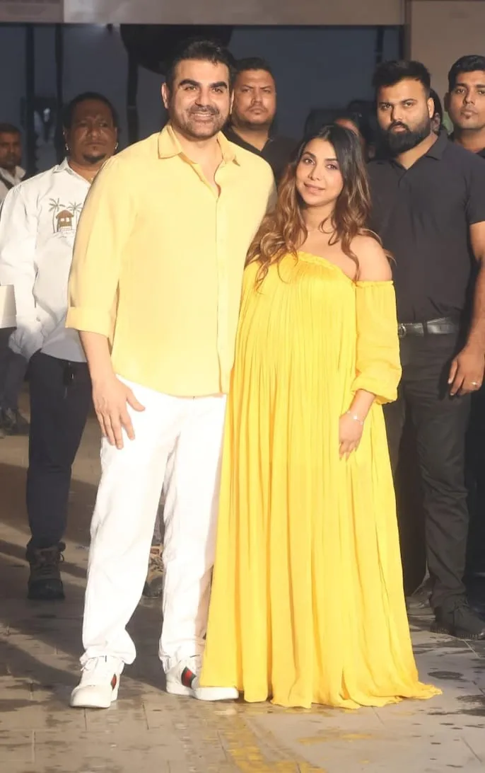 Arbaaz Khan and Shura Khan baby shower celebration