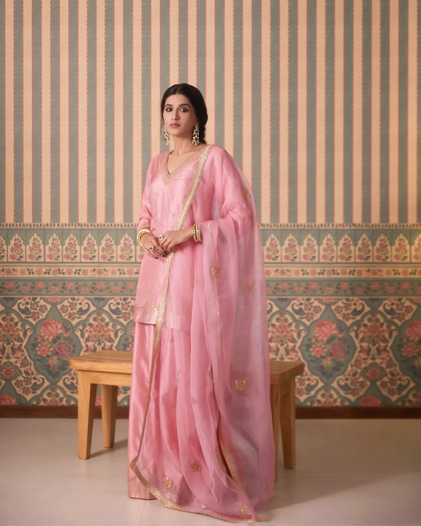 Nimrit Kaur Ahluwalia Navratri Pink Fashion