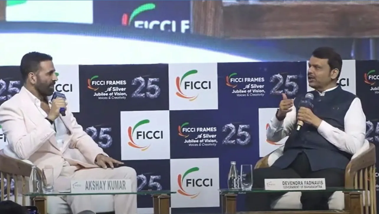 Akshay Kumar and CM Devendra Fadnavis