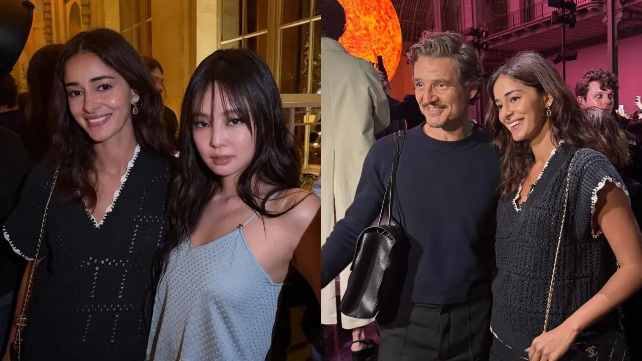 Ananya Panday Pedro Pascal Paris Fashion Week 2025