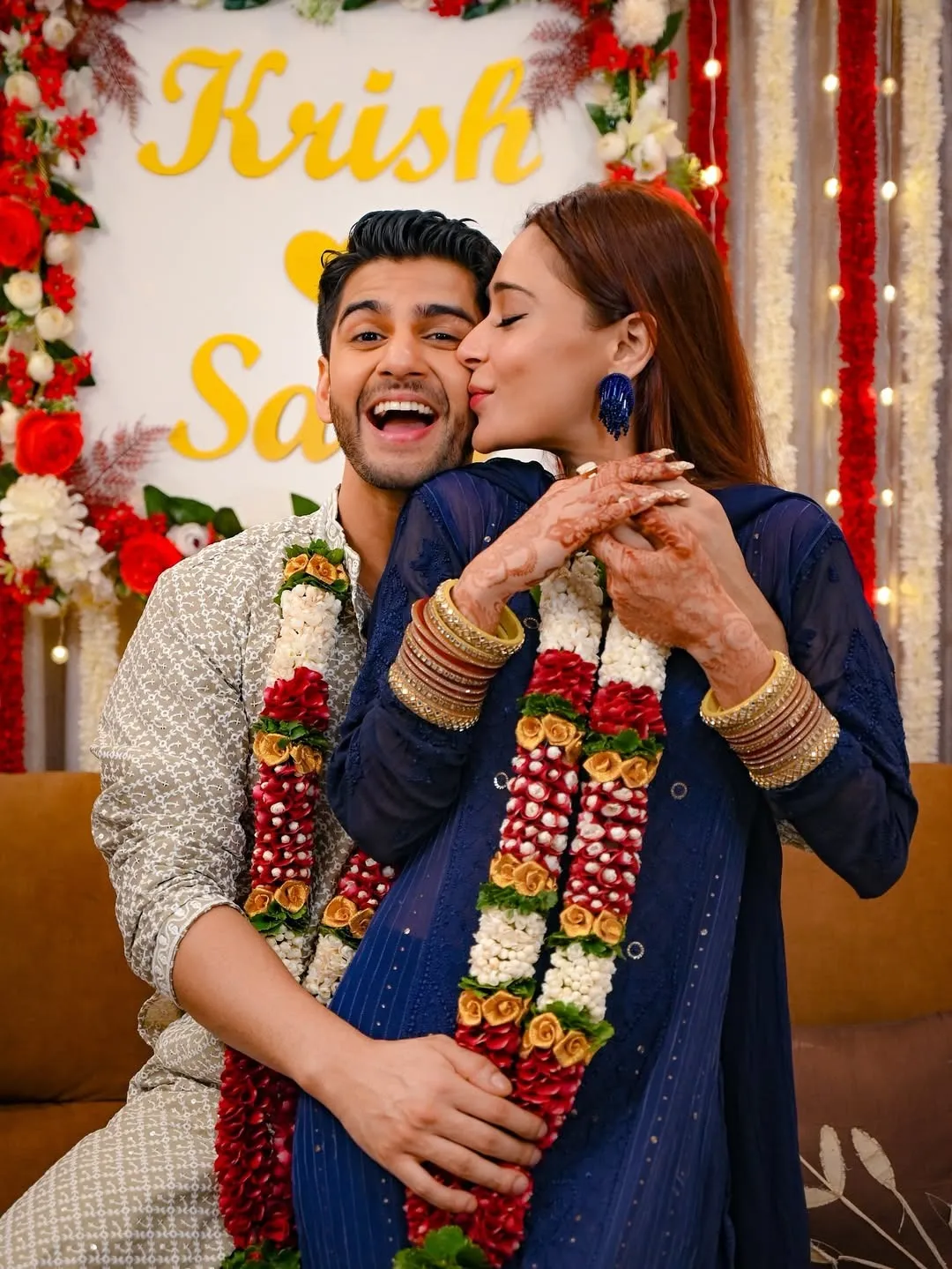 Sara Khan and Krish Pathak