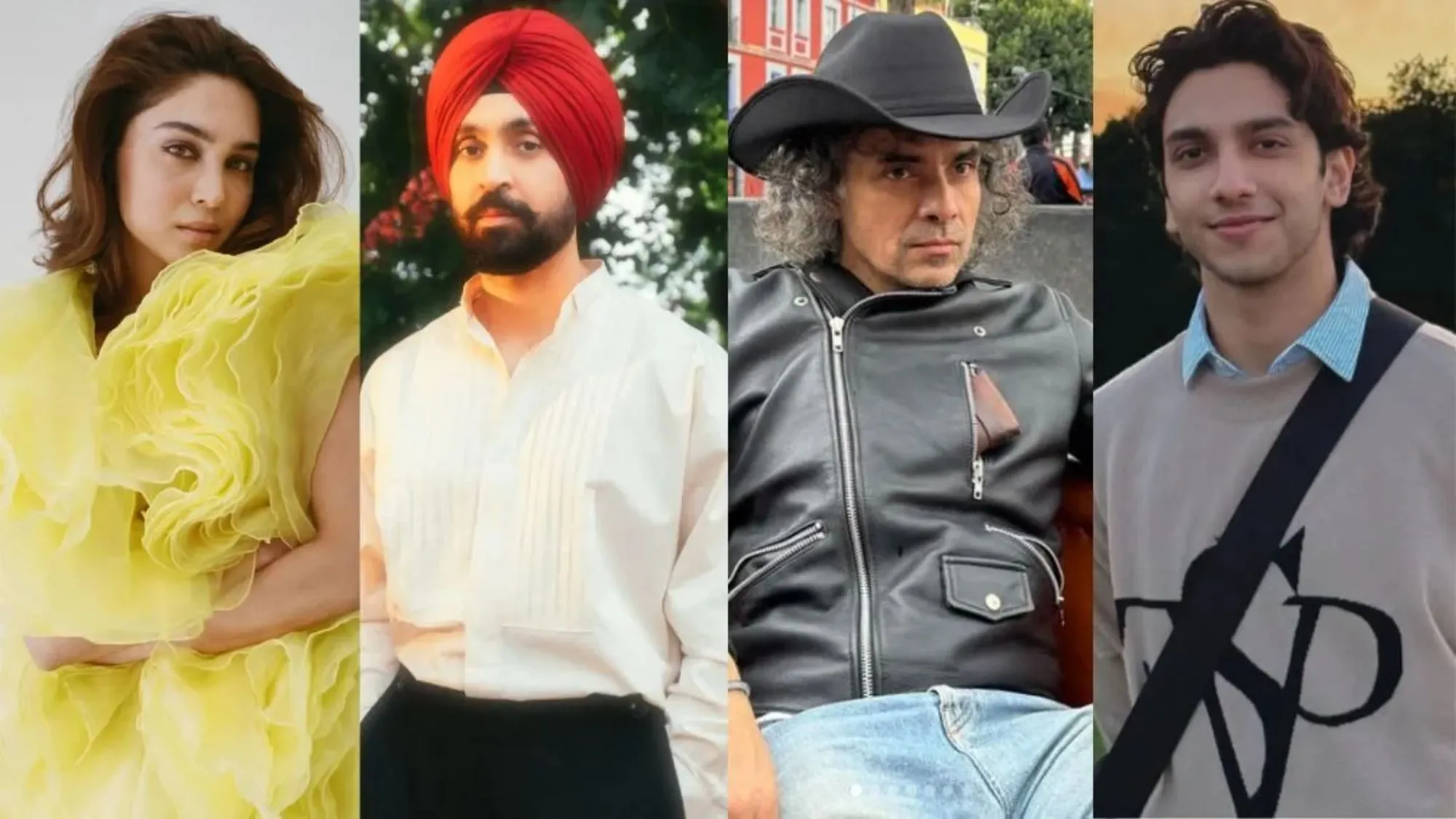Diljit Dosanjh Vedang Raina and Sharvari
