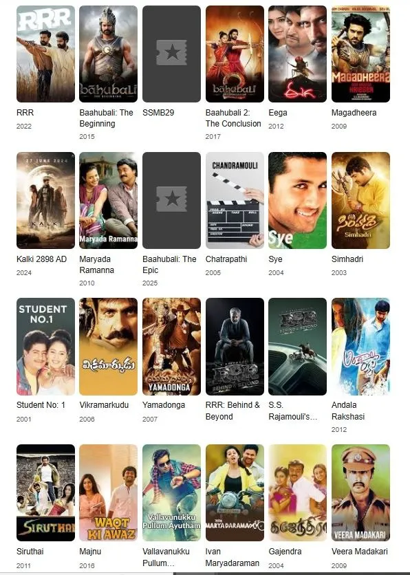 rajamouli movies