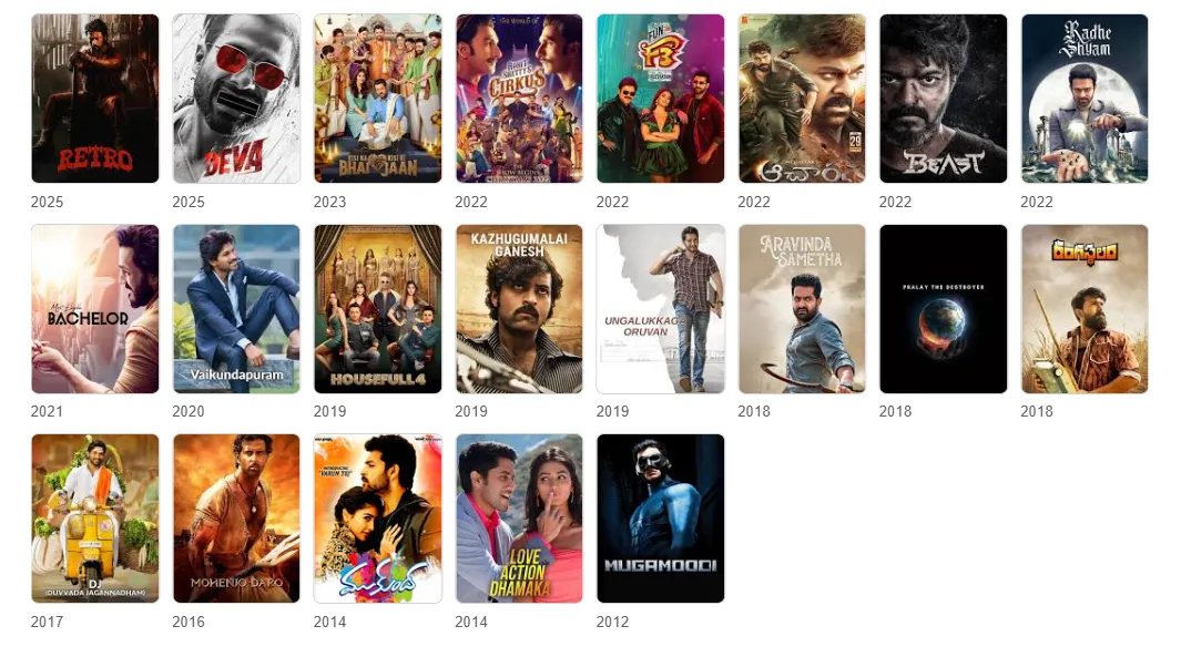 pooja hegde movies