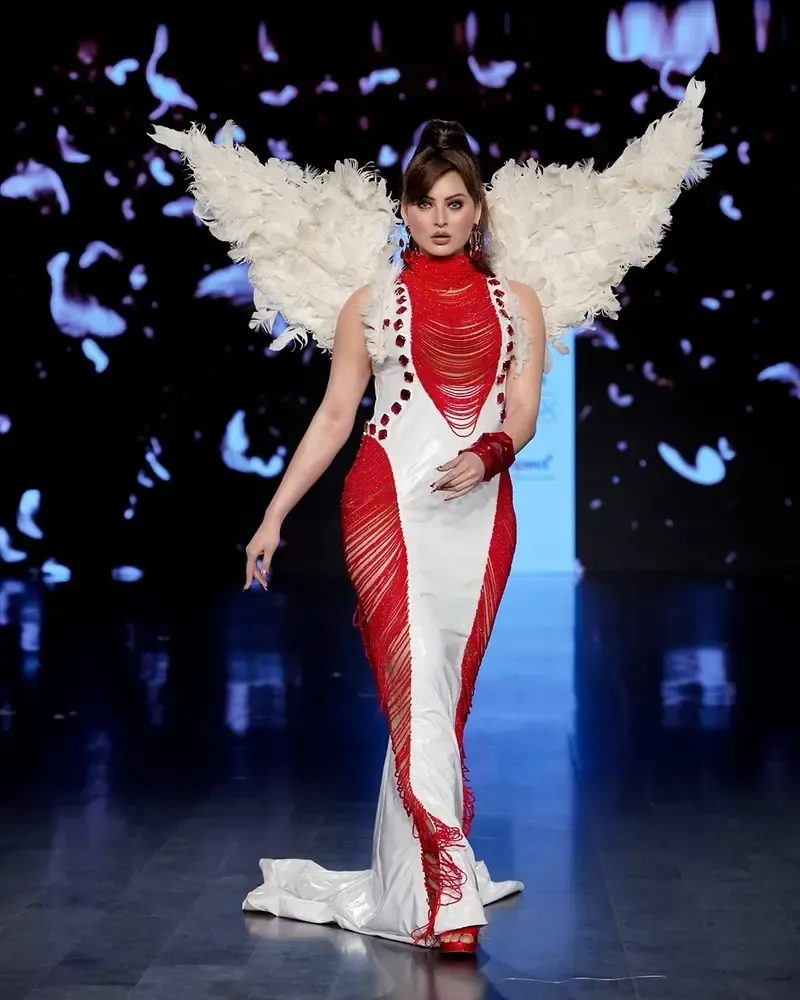 Urvashi Rautela first Indian Angel international modeling