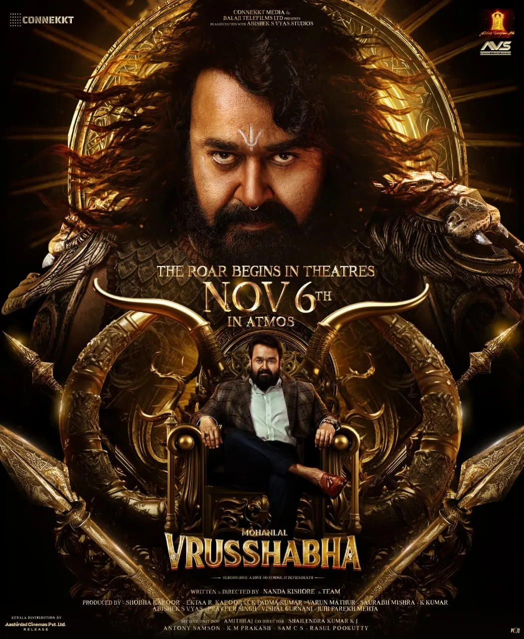 Vrishbha film 6 November 2025