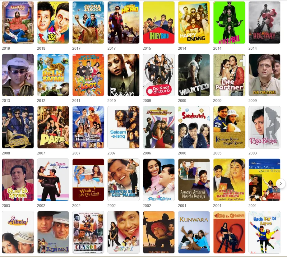govinda film