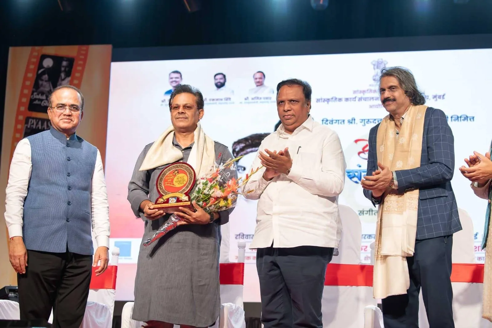 Actor Nasirr Khan honored by KSA President, Chairman and by Minister Ashish Shelar-jee