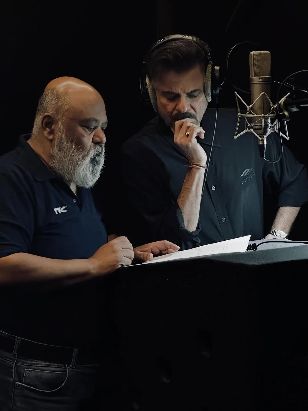 Dubbing Wrapped Megastar Anil Kapoor Deep in Character for Subedaar