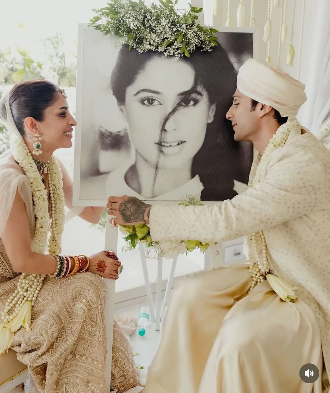 Raj Babbar and Smita Patil’s son @_prat married his longtime girlfriend @priyabanerjee in an int