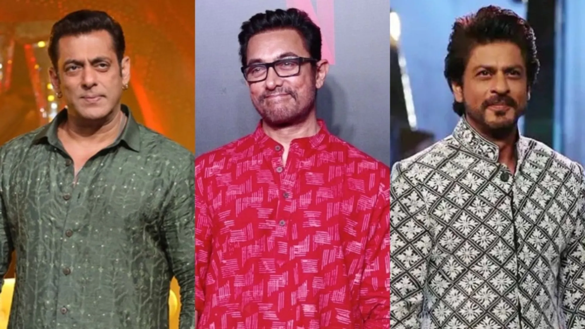 shah rukh khan salman khan aamir khan