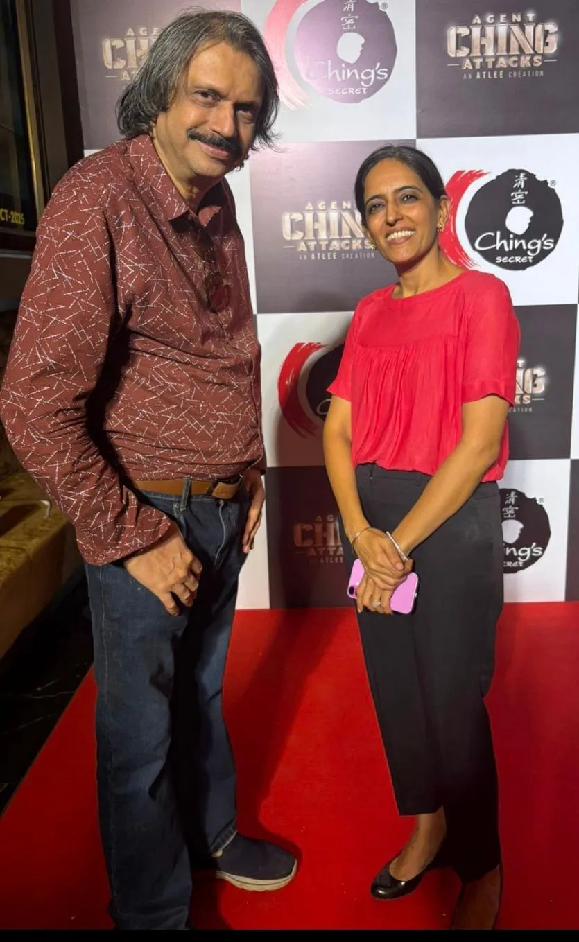TCPL-Top Boss Deepika Bhan with sr journalist Chaitanya Padukone