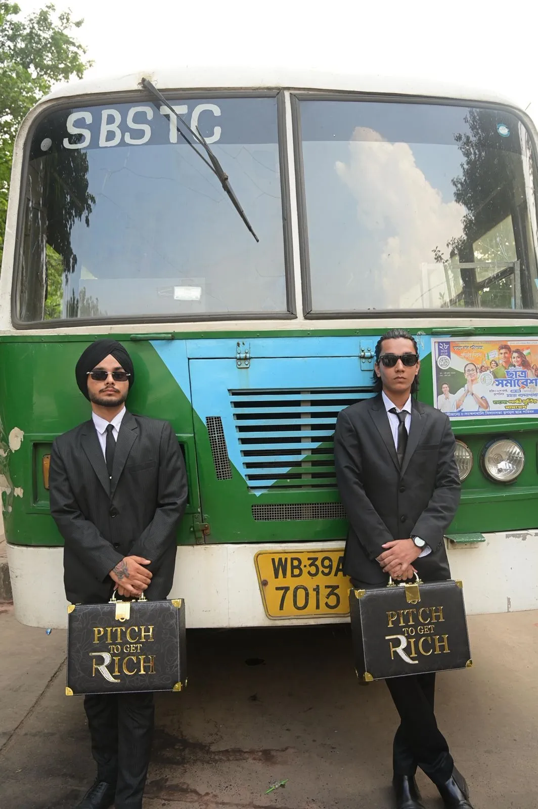 Men in Black themed campaign by Pitch To Get Rich
