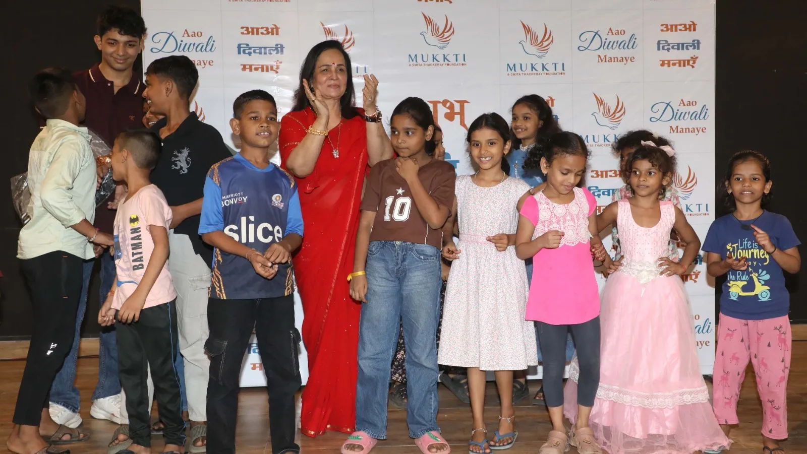 Smita Thackeray Mukti Foundation Diwali celebration and education initiative