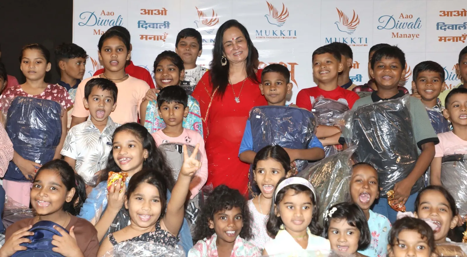 Smita Thackeray Mukti Foundation Diwali celebration and education initiative