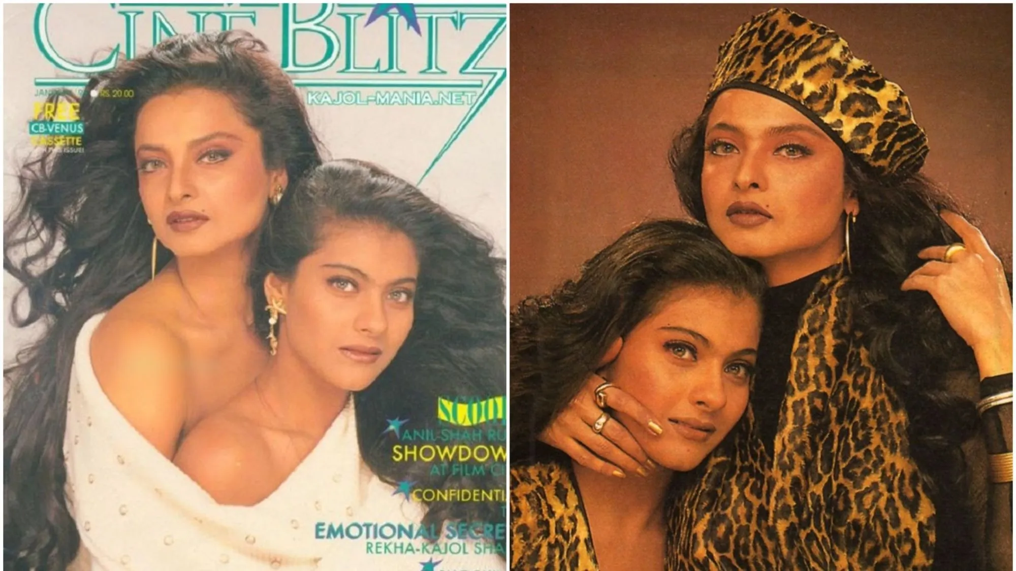 Kajol and Rekha