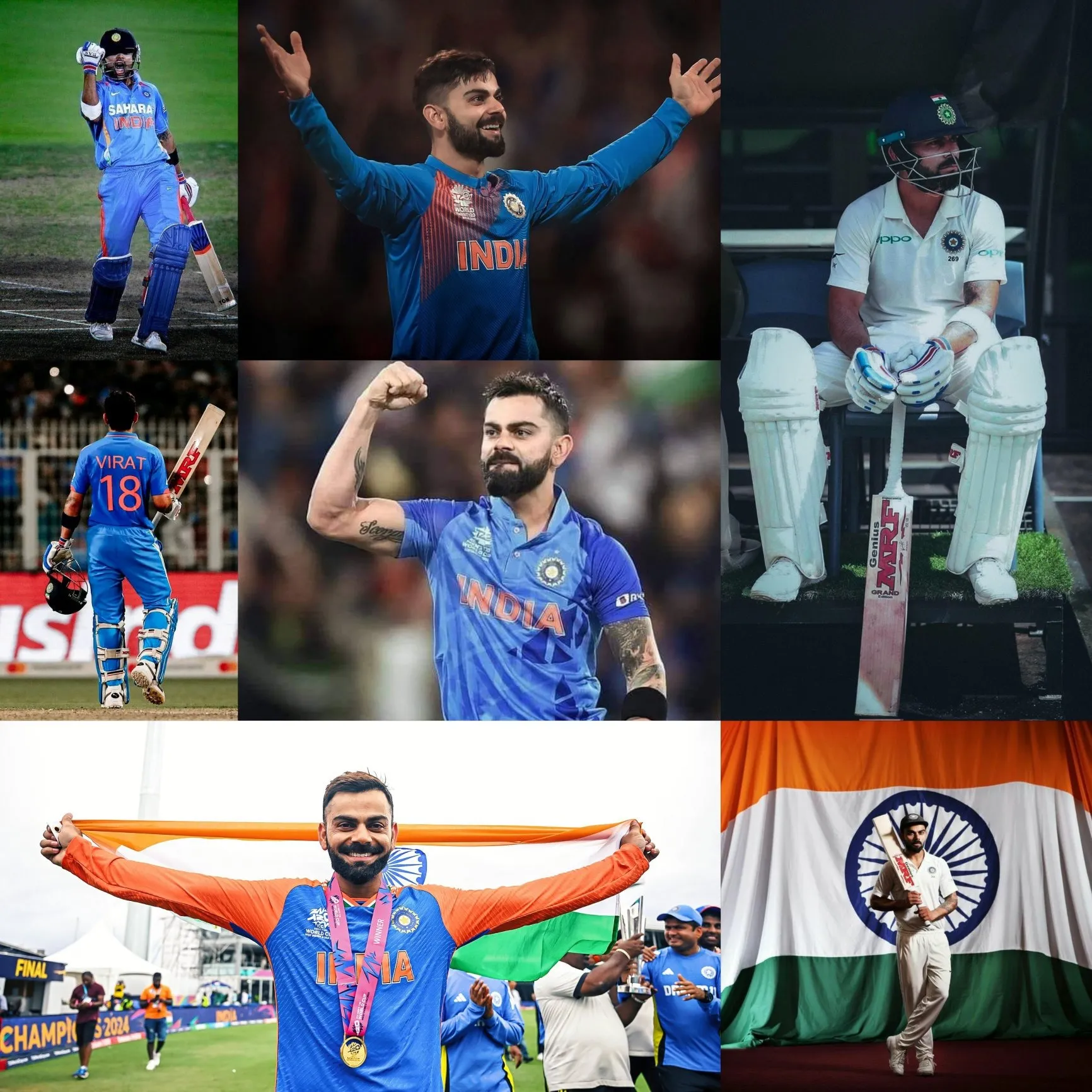 Top 10 records of King Kohli