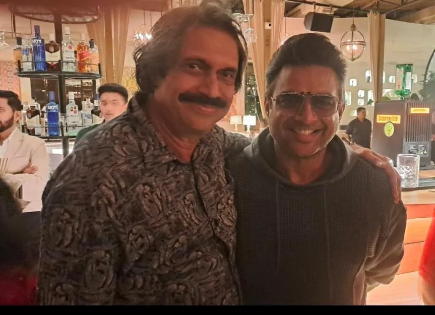 Star actor R Madhavan with Chaitanya Padukone