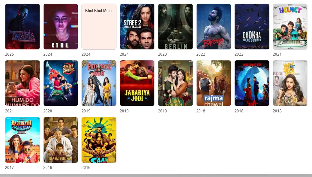 aparshakti khurana films