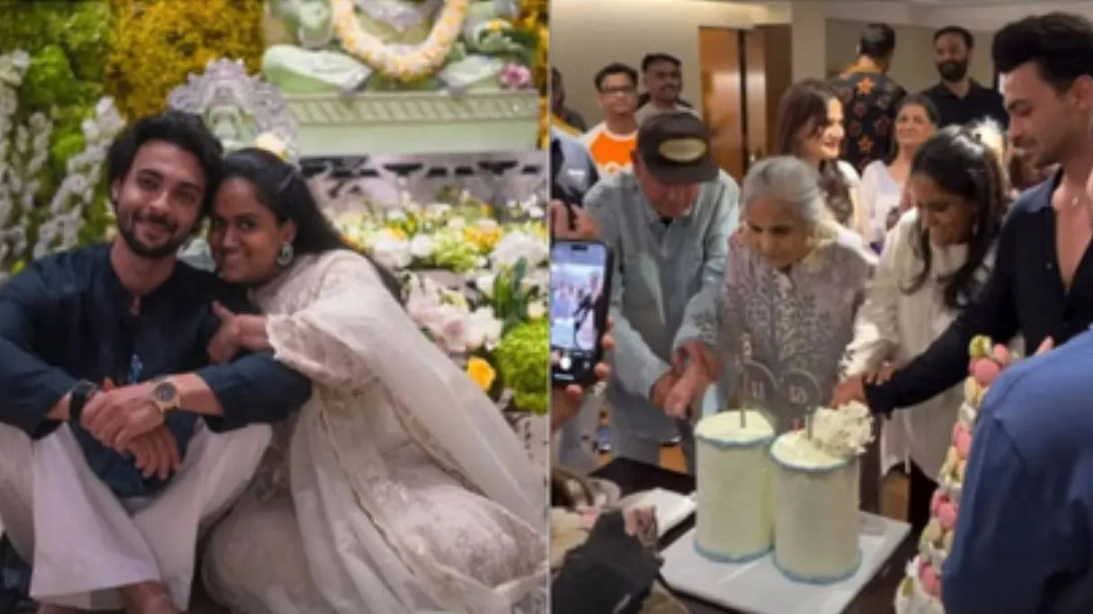 The Khan family was seen together on Salim Khan 61st marriage anniversary Salman looked dashing (4)